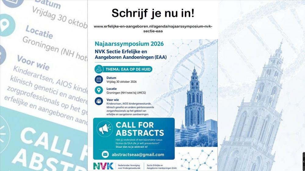 Najaarssymposium 2026 NVK-sectie EAA